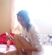 Applying lotion