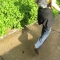 Running through hail