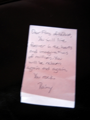 message to past