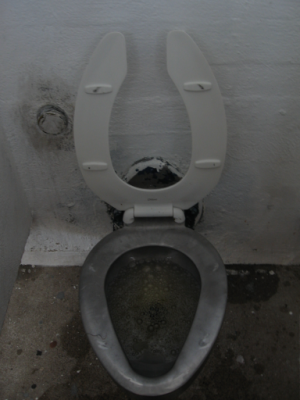 Ocean Beach Bathroom Stall