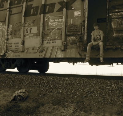 Robert in the boxcar