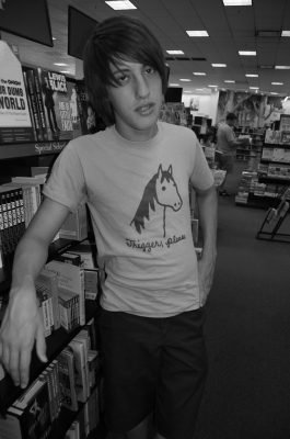 He is hot.