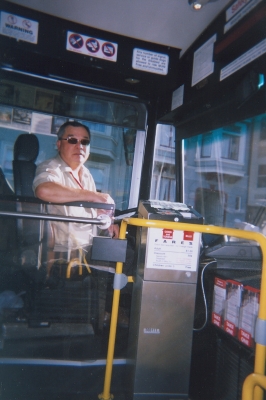 Very nice bus driver