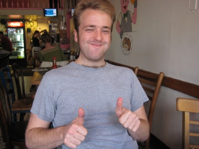 victory feast at The Pork Store