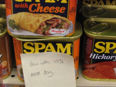 "now with 15% more dog"