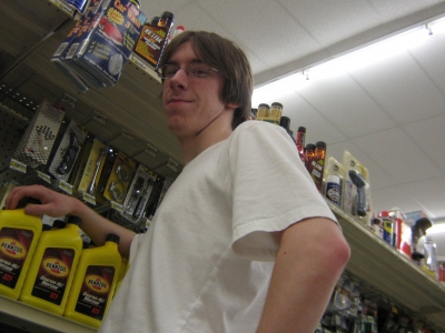 The C looking high and mighty among all that Pennzoil