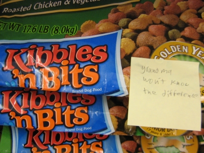 "Grandma won't know the difference"