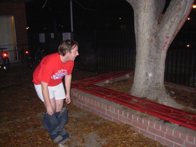 Getting ready to jump in