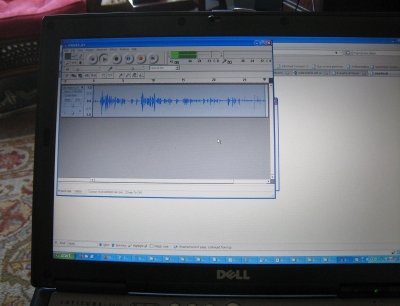 An audio recording