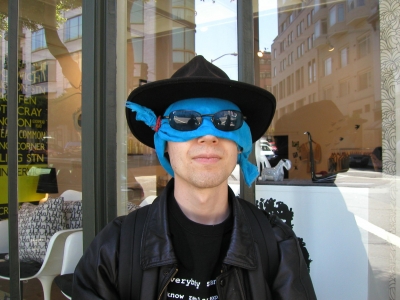 blindfolded