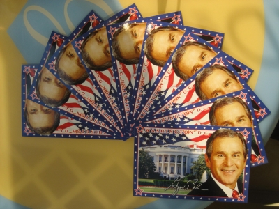 10 George W. Bush Postcards