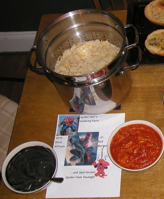 Spider-man Pasta