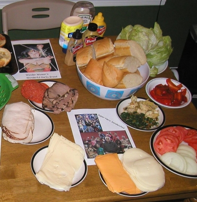 Hero sandwiches