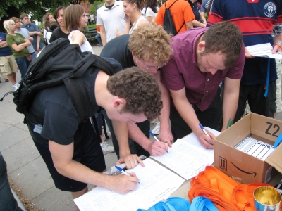 A few more signing up