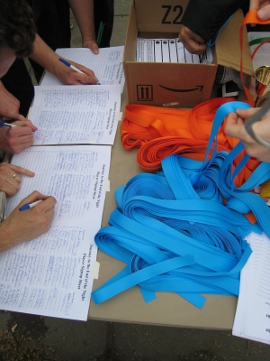 Lots of ribbons and maps