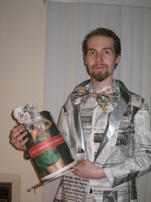 Someone fixed the bow tie