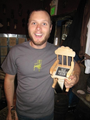 Old monkey retirement chair