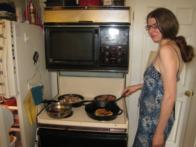 Various kinds of cooking