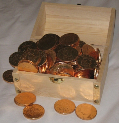 Filled with doubloons!