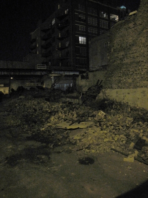  rubble-filled basement                 