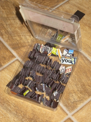 Attempting to keep them in order.