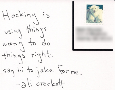 Noisebridge Postcard