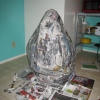 Paper mache'd