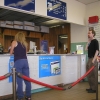 Waiting in line at the Post Office