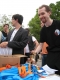 Brandon, Spidere, and some ribbon.