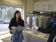 the folks in this dry cleaners looks very down, so we cheered them up