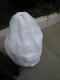 Egg on the sidewalk
