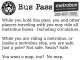 Bus passes