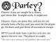 Parley?