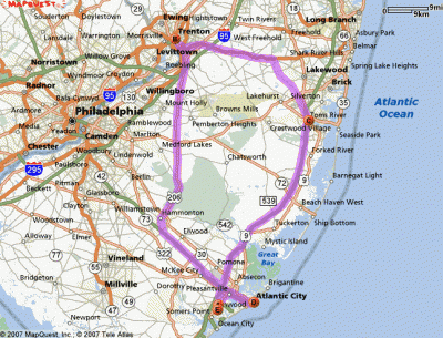 Full map of the trip