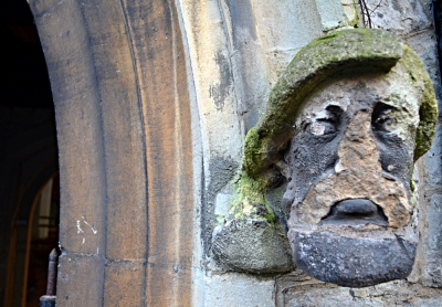 By the entrance to St Mary the Virgin