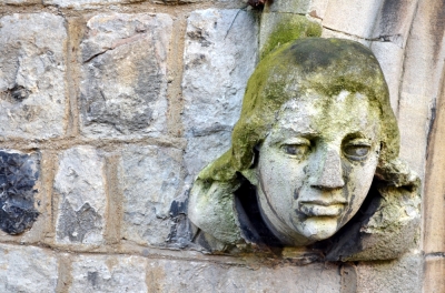 By the entrance to St Mary the Virgin
