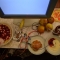 Food attached to MaKey MaKey