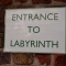Entrance to labyrinth