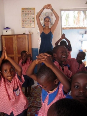 Yoga time with the kids