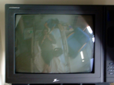 Reflection from above