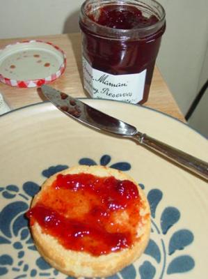Strawberry Jam on Crunch Toast