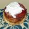 Toast, Jam, Bacon Wrapped & Coke Blak broiled Filet Mignon, Peppered Goat Cheese