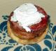 Toast, Jam, Bacon Wrapped & Coke Blak broiled Filet Mignon, Peppered Goat Cheese