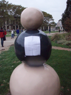 With the note taped on.