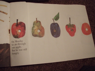 The awesome page with the holes in it.