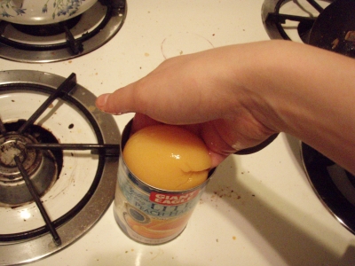 I like getting my hands in the food.