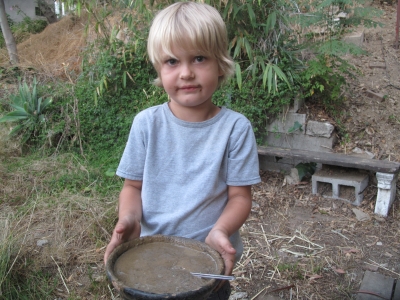 I made mud!