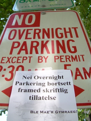 Nei Overnight Parkering Nei Overnight Parkering