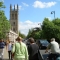Heading to the Botanical Gardens- over the bridge and then past Magdalen College
