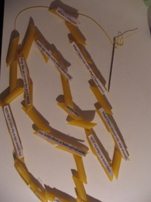 the Longfellow pasta necklace